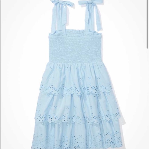 American Eagle Smocked Mini Dress - Picture 2 of 5